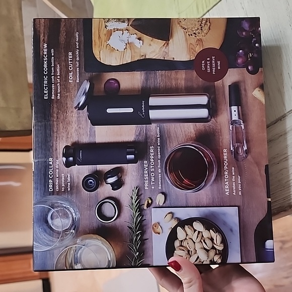 NEW Rabbit 8 Piece Electric Wine Set - Picture 2 of 2